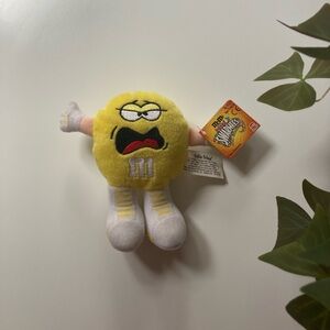 Vintage M&M's Minis SWARMEES Yellow Plush Toy 1998 Yellin Yellow